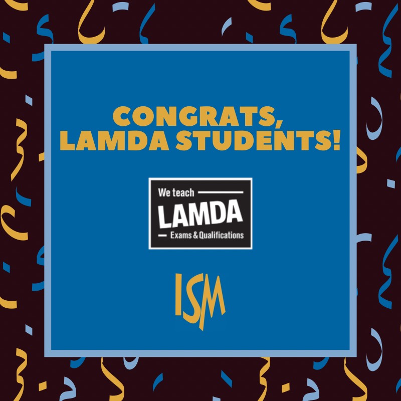 Outstanding LAMDA results for ISM students Image