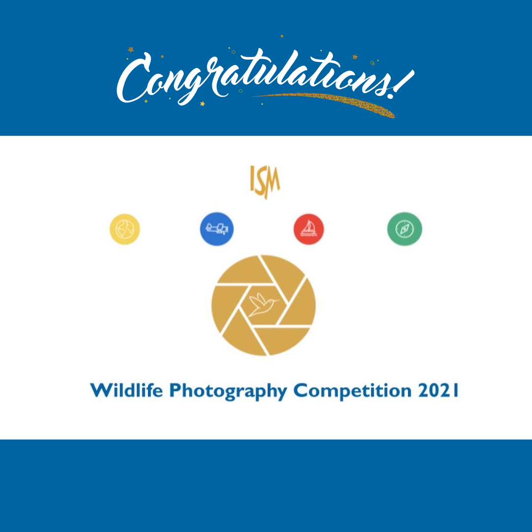 Congratulations to the winners of the ISM Wildlife Photography Competition! Image