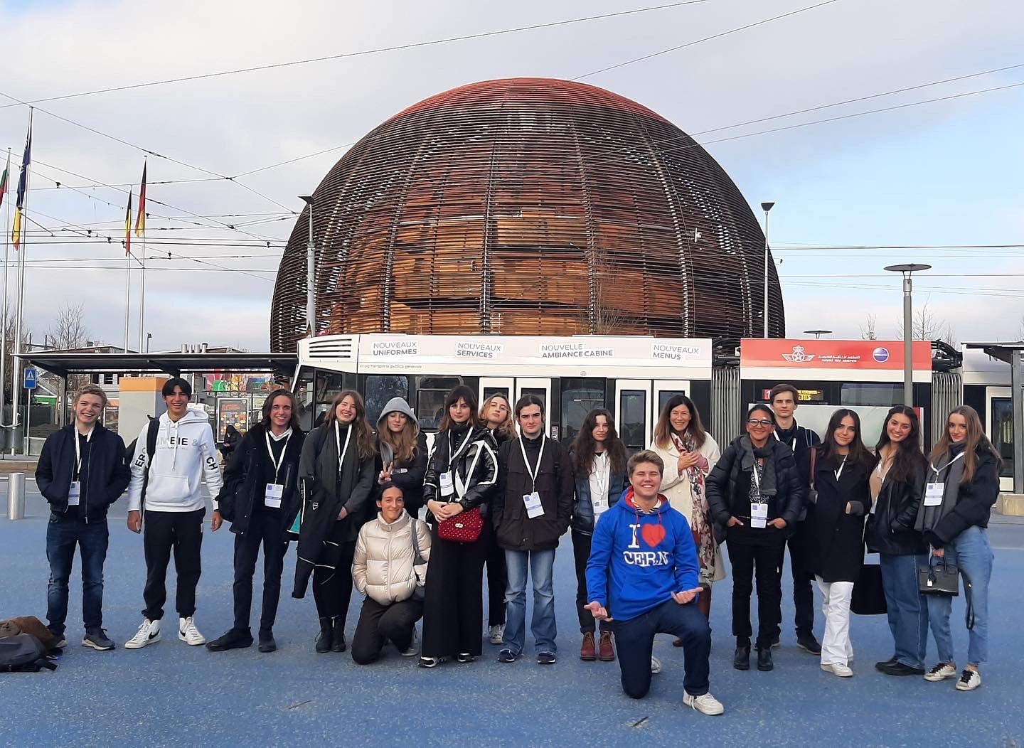 Secondary students visit CERN Image