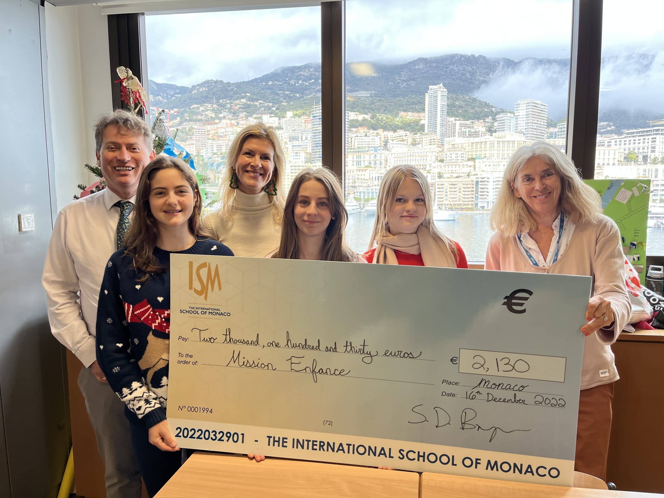 Philanthropy Club raises funds for Mission Enfance Image