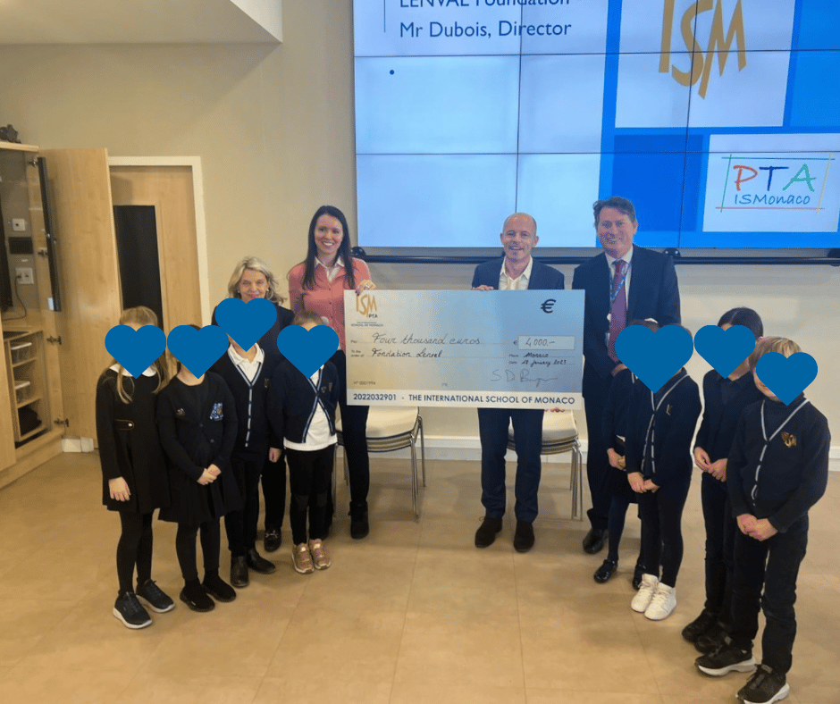 PTA donates €4,000 to Fondation Lenval Image