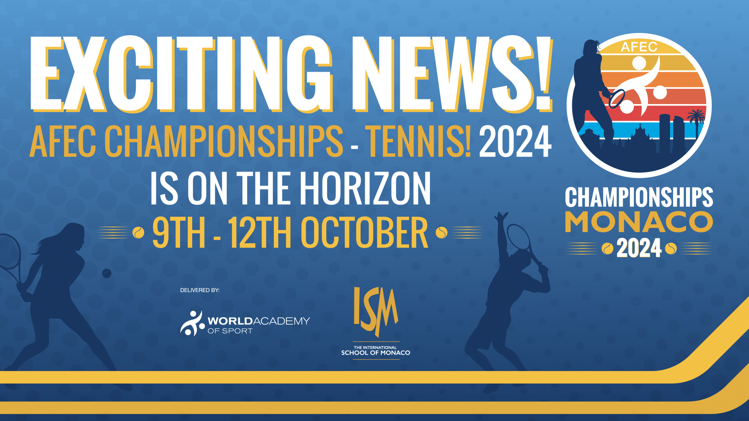 ISM and WAoS launch the 2nd AFEC Championships – Tennis! Image